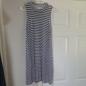 Mud Pie Blue and White Sleeveless Sundress